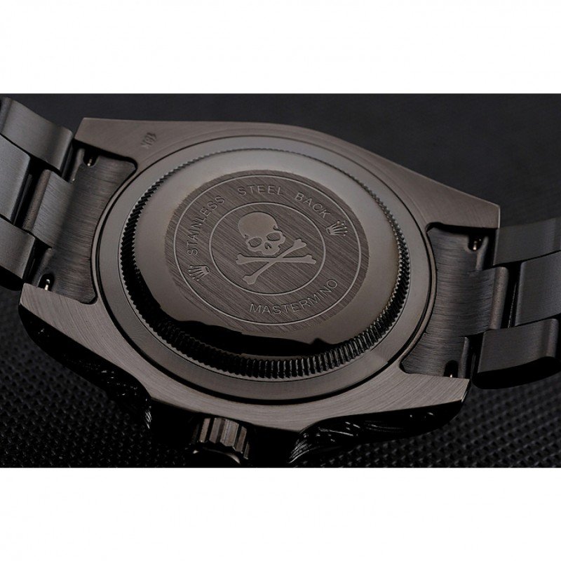 Rolex Submariner 1454075 copy brown dial — bezel macro