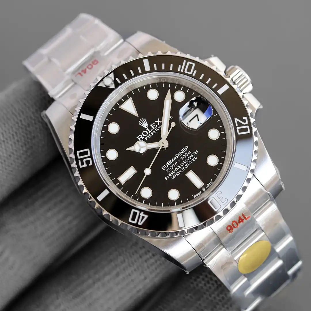 Submariner 126610LN copy 41mm — dial close-up