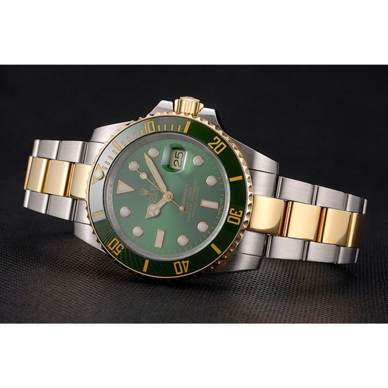 Submariner PR16233GRG replica 41mm — wrist shot