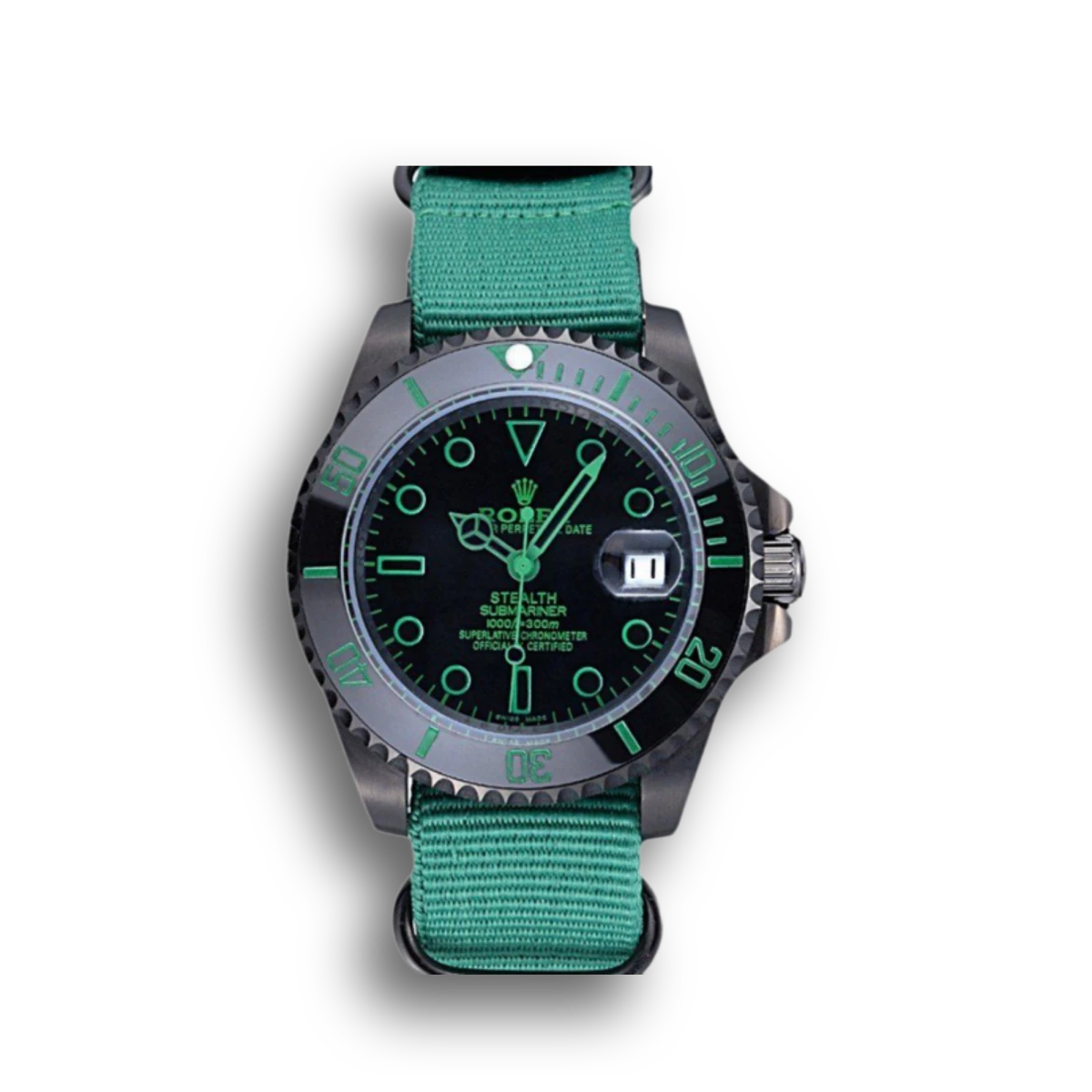 Submariner 622009 1:1 replica black dial — front view