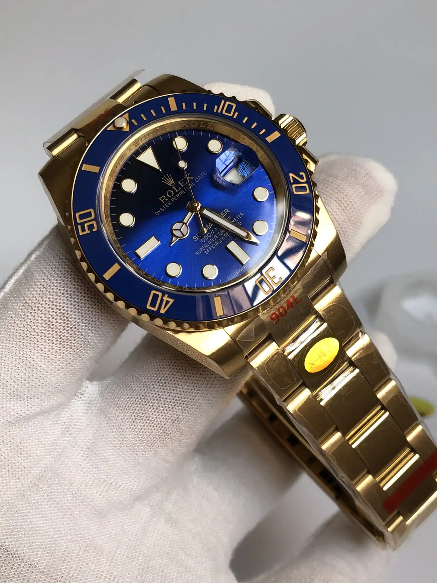 Rolex Submariner 116610LN super clone replica 40mm — wrist shot