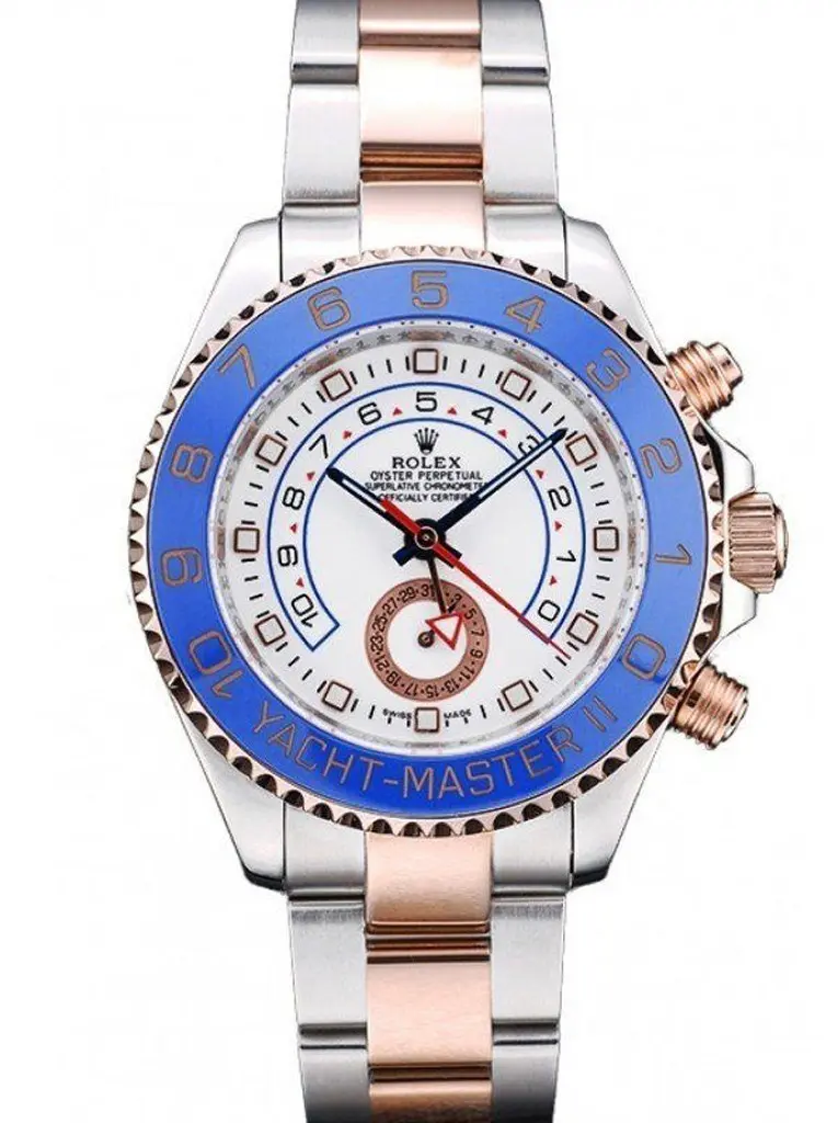 Yacht-Master 016833 copy white dial — front view