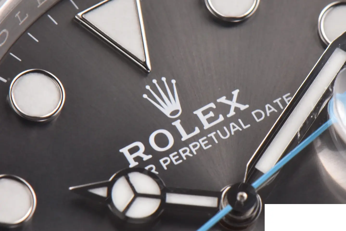 Yacht-Master 126622 japanese automatic replica rhodium dial — bezel macro
