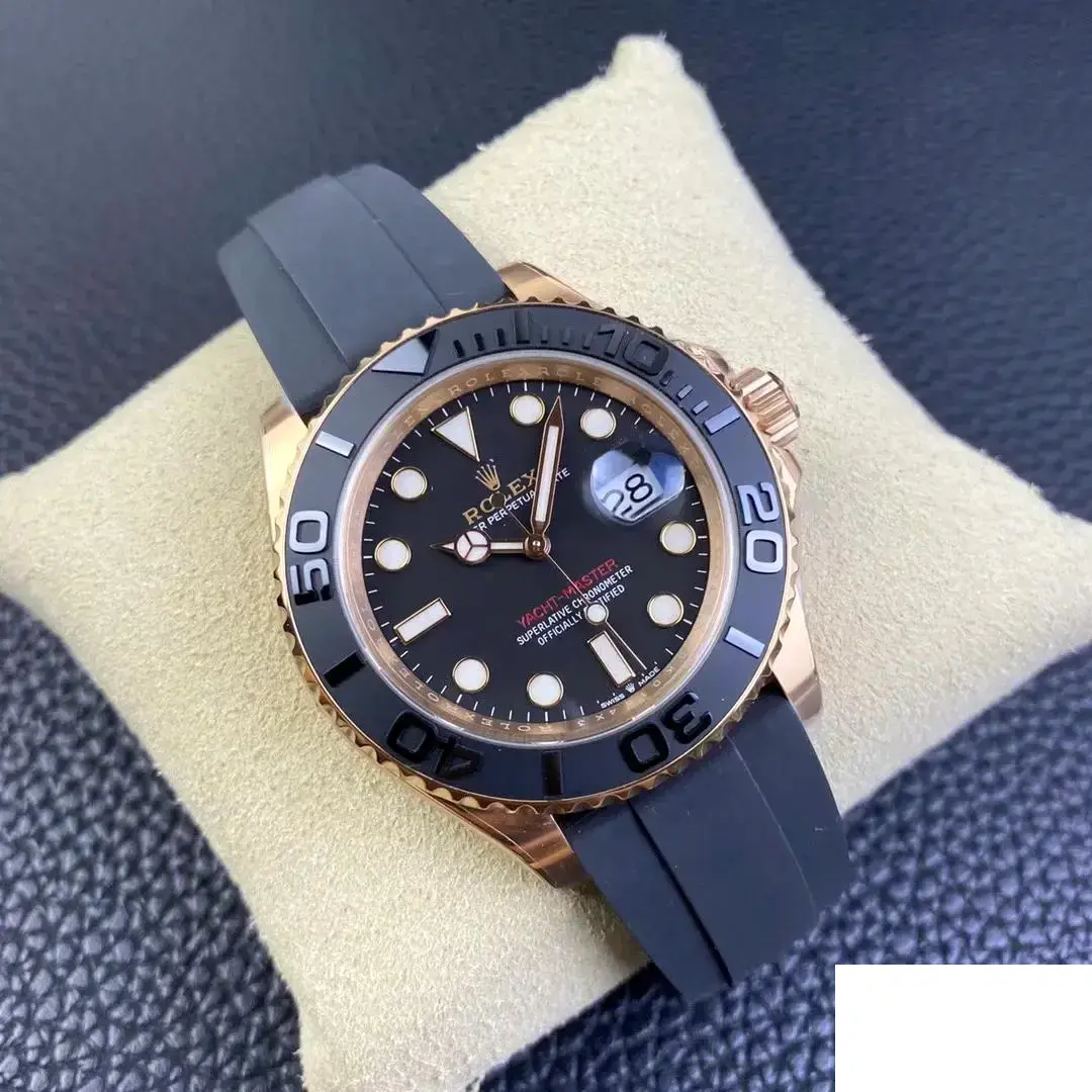 Rolex Yacht-Master 126655 replica — lume shot