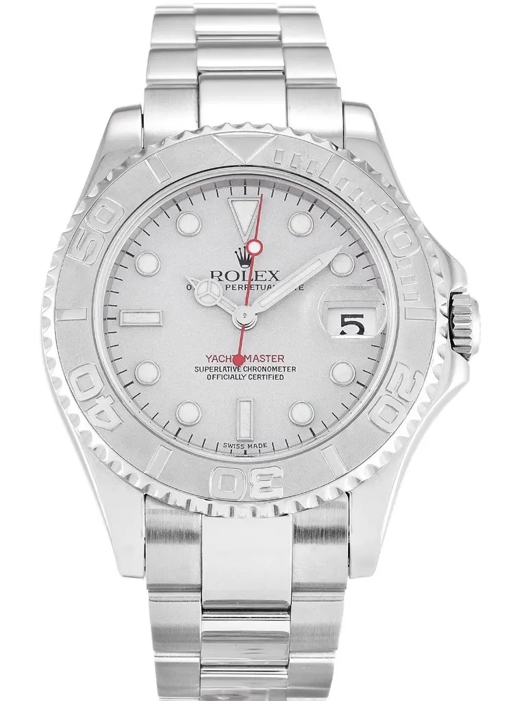 Yacht-Master 168622 1:1 replica white dial — front view