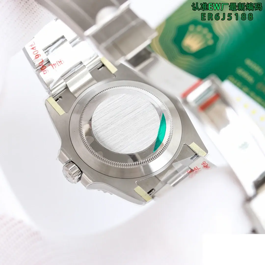 Rolex Yacht-Master 226627 miyota replica black dial — caseback detail