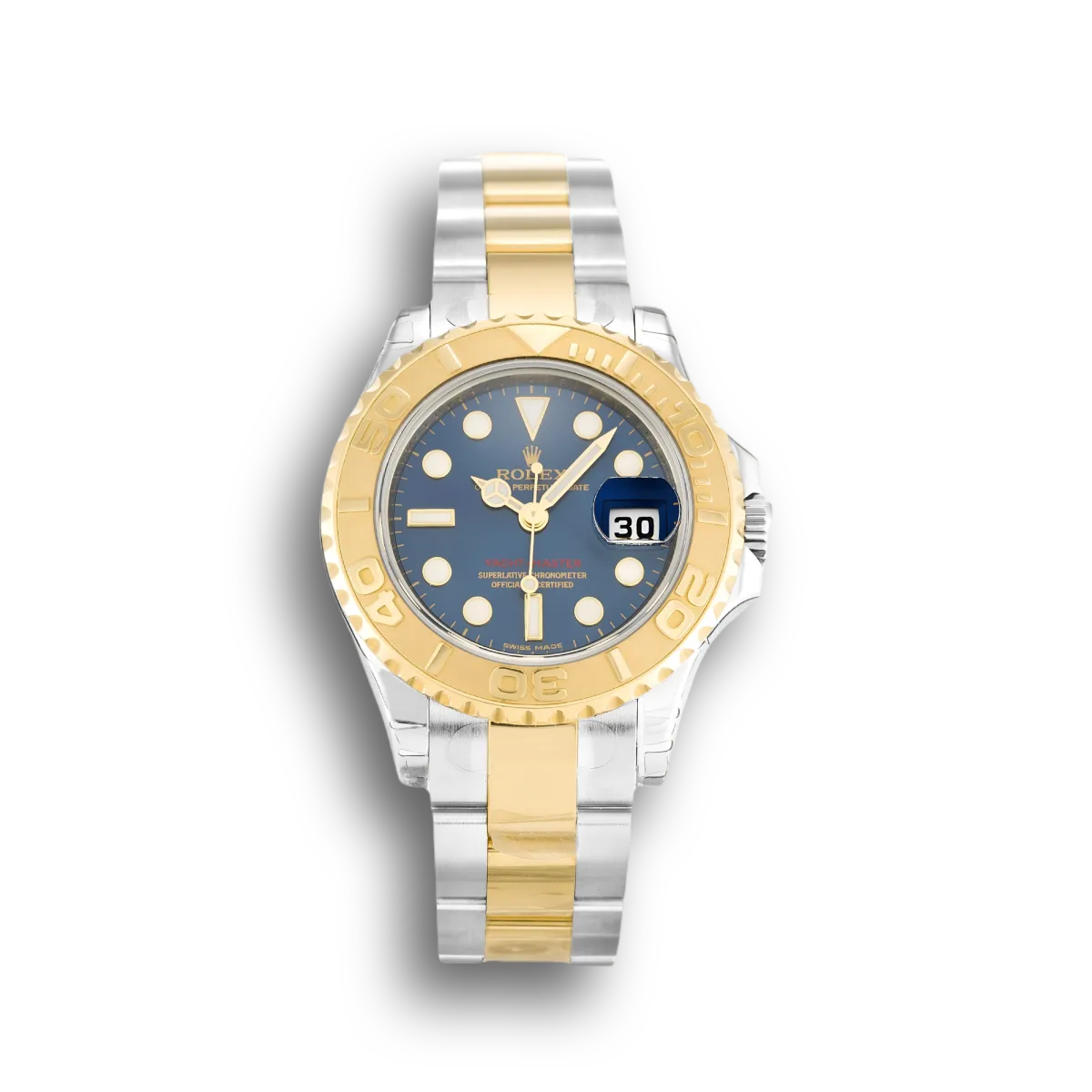 Rolex Yacht-Master 169623 copy blue dial — front view