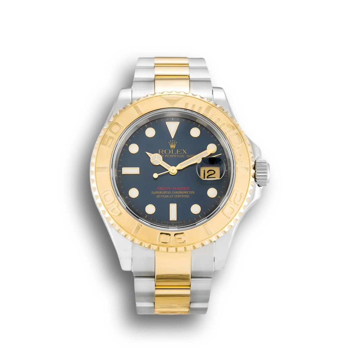 Yacht-Master 16623 replica blue dial — front view