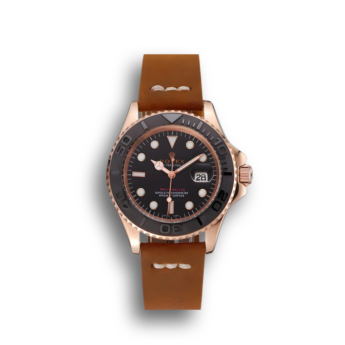Rolex Yacht-Master 1453861 copy black dial — front view