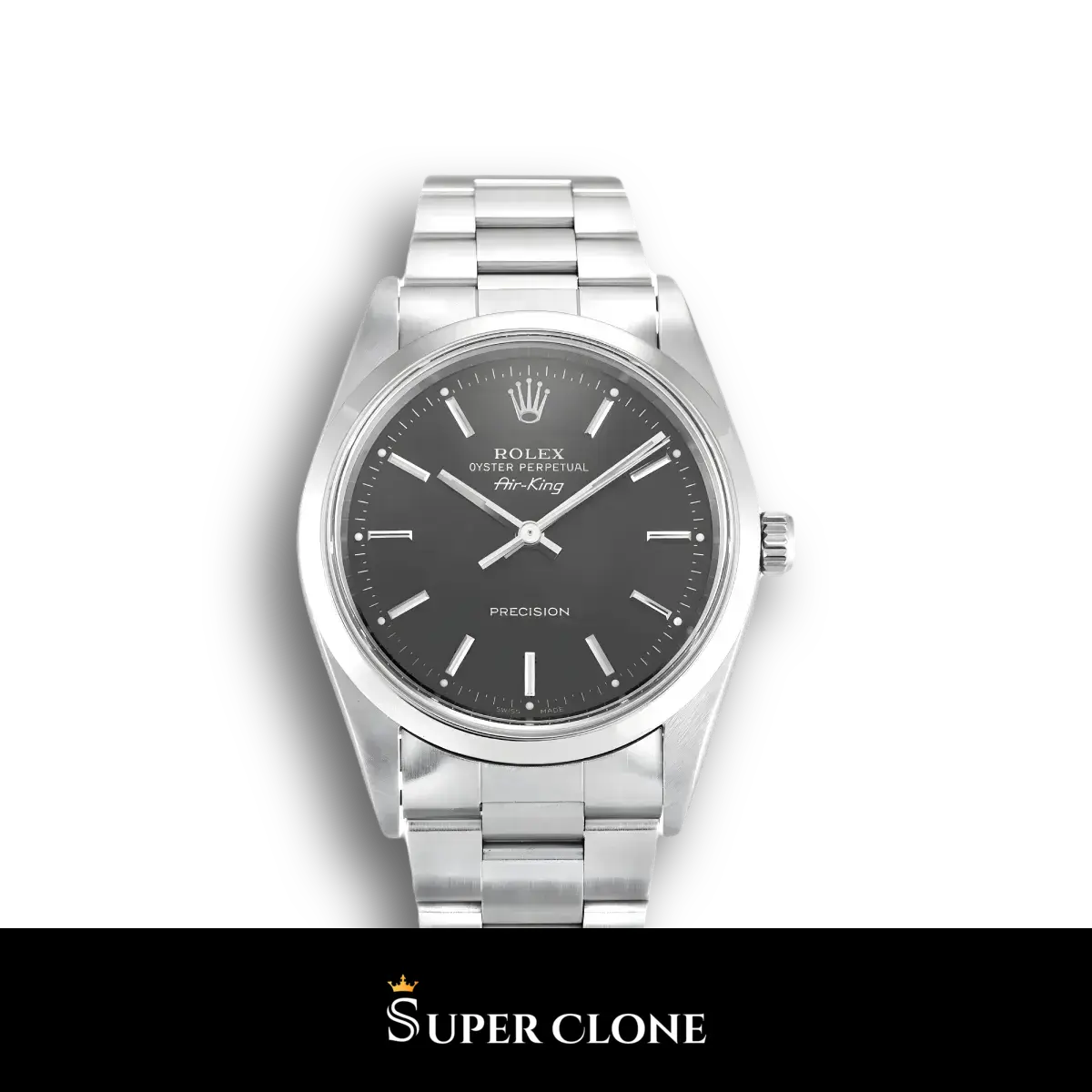 Air-King 14000 super clone black dial, front view