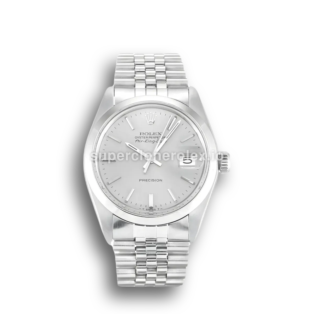Rolex Air-King 5700 super clone grey dial, front view