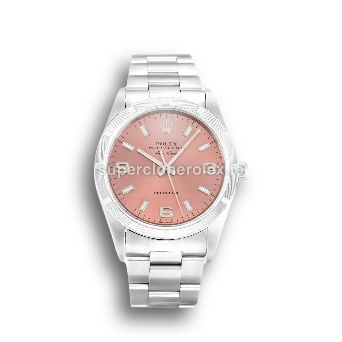 Rolex Air-King 14010M super clone salmon dial, front view