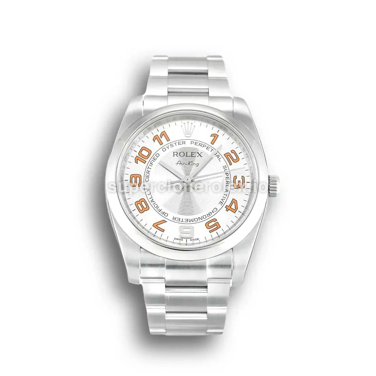 Rolex Air-King 34mm Silver Dial – Ref. 114200 replica watch