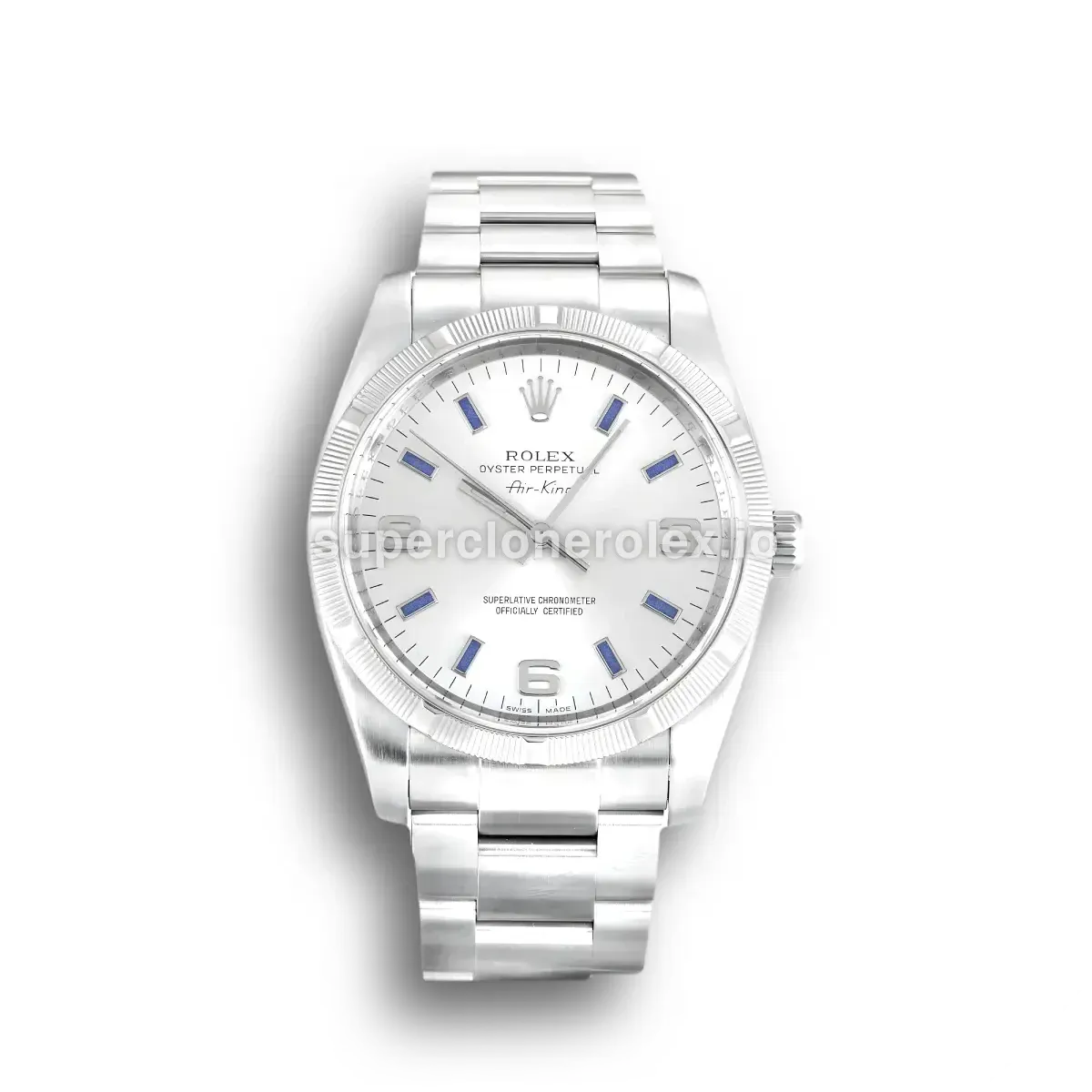 Rolex Air-King 34mm Silver Dial – Ref. 114210 replica watch