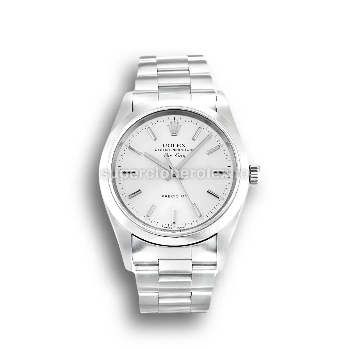 Rolex Air-King 34mm Silver Dial – Ref. 14000M replica watch