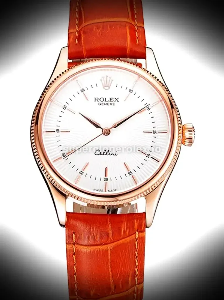 Rolex Cellini 38mm White Dial Rep016801 replica watch