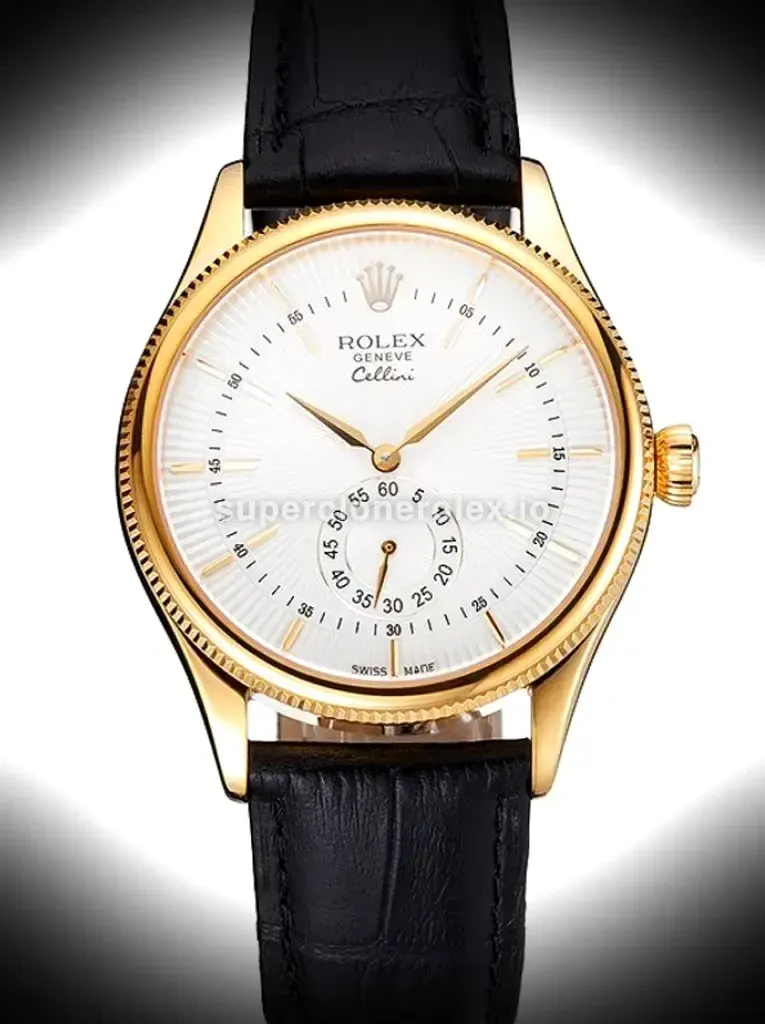 Rolex Cellini 38mm White Dial Rep016810 replica watch
