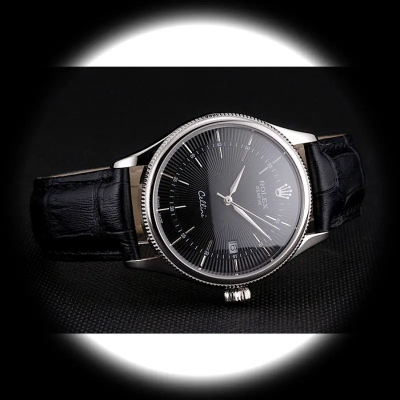 Cellini REP016796 Swiss replica black dial — caseback detail