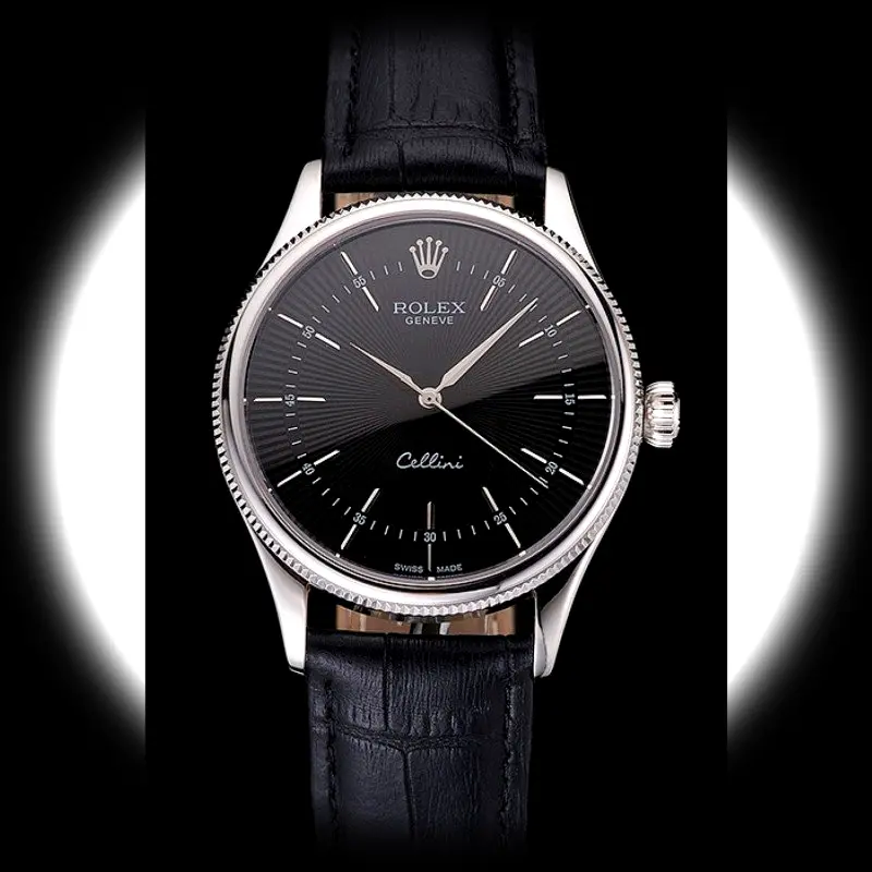 Rolex Cellini REP016809 Swiss clone 38mm — dial close-up