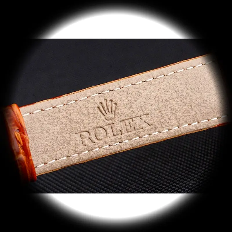 Rolex Cellini REP016789 Swiss replica gold dial — bezel macro