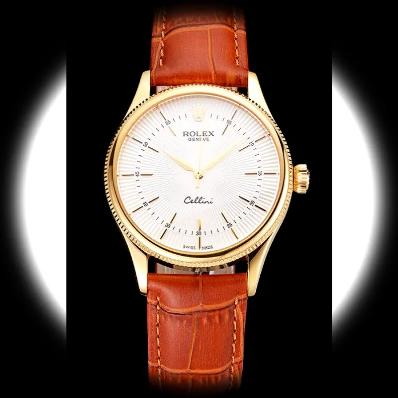 Rolex Cellini REP016793 Swiss replica 38mm — dial close-up