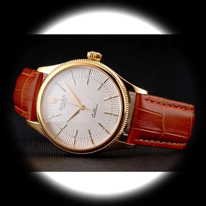 Rolex Cellini REP016793 superclone white dial — caseback detail
