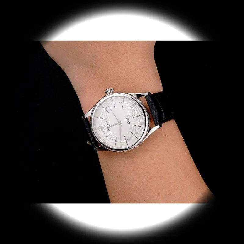Rolex Cellini REP016805 superclone white dial — angled view