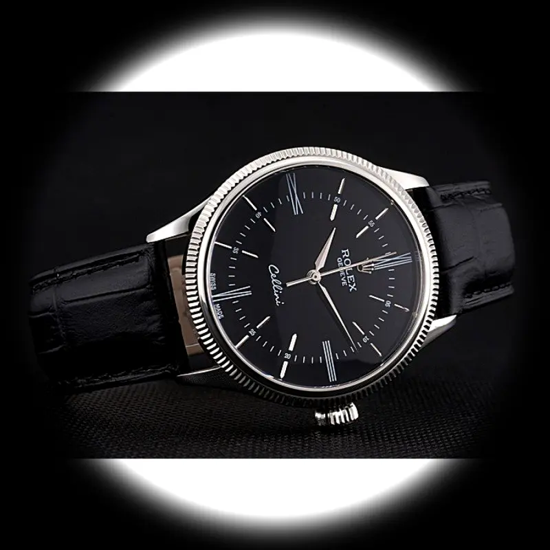 Rolex Cellini 622654 superclone black dial — caseback detail