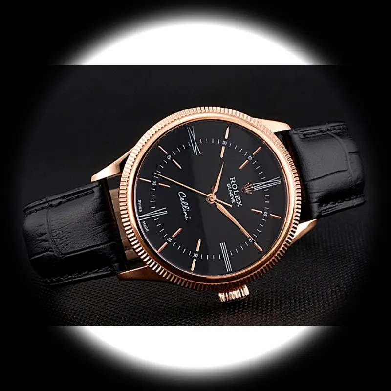 Rolex Cellini 622656 1:1 super clone black dial — caseback detail