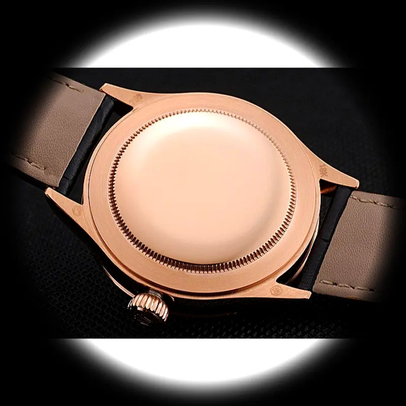 Rolex Cellini 622656 Swiss clone 39mm — crown and case detail