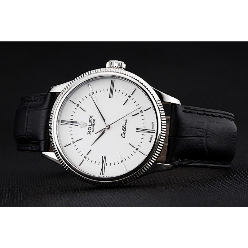 Rolex Cellini 622653, leather strap bracelet, sapphire crystal