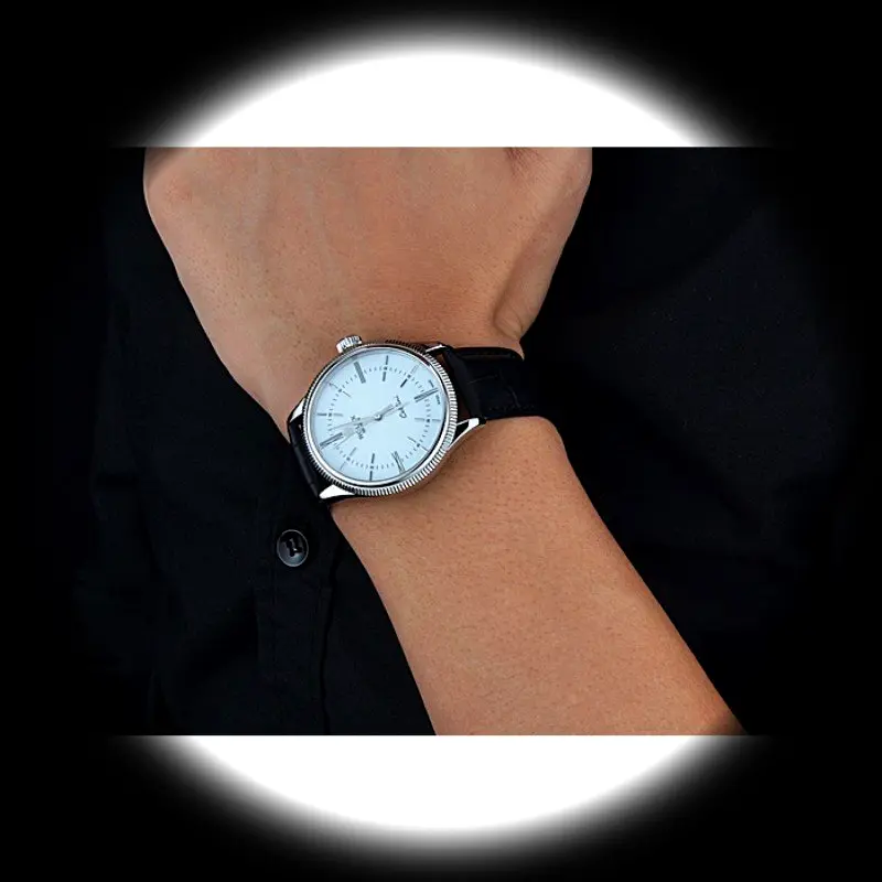 Cellini 622653 superclone white dial — angled view