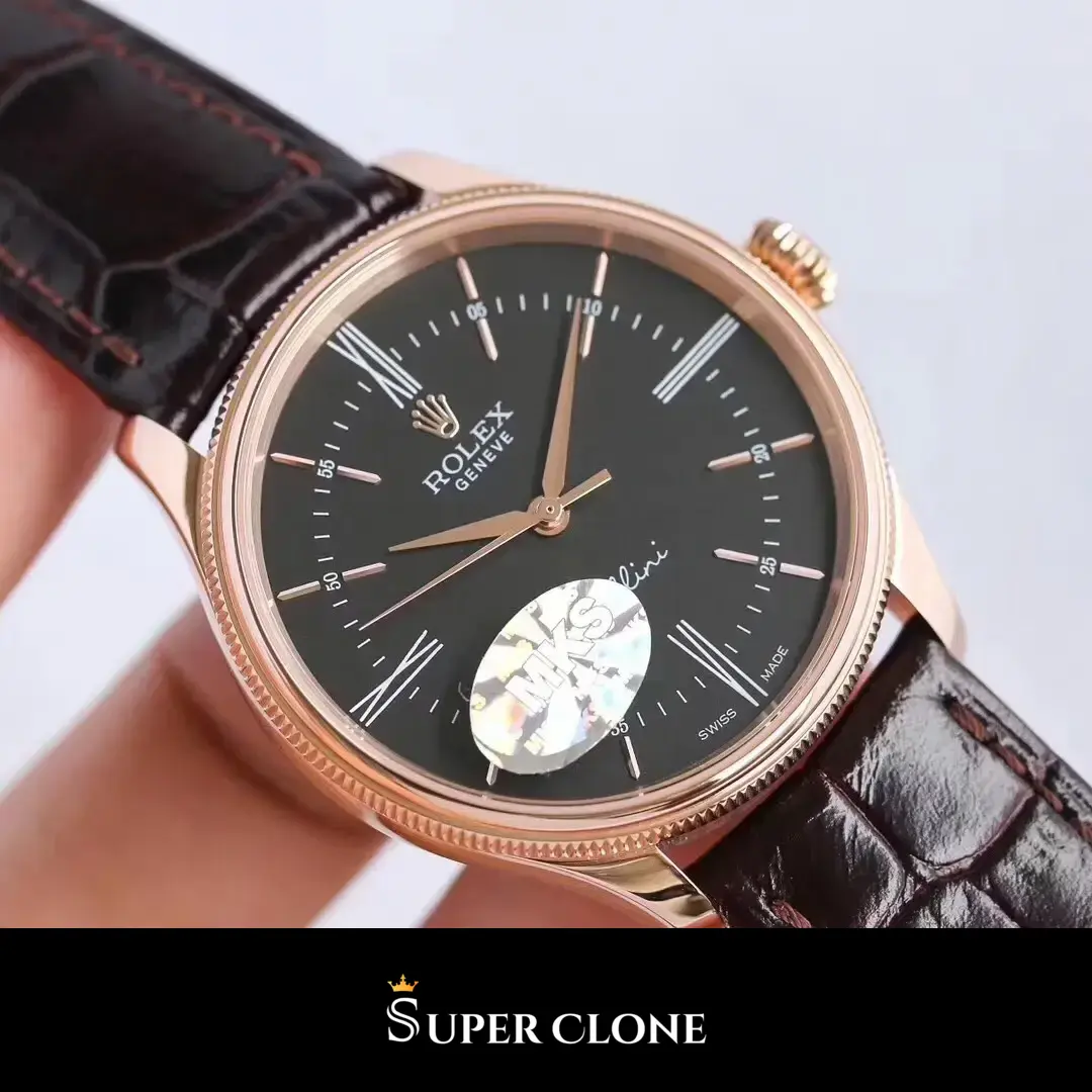 Rolex Cellini 50505, sapphire crystal, black dial