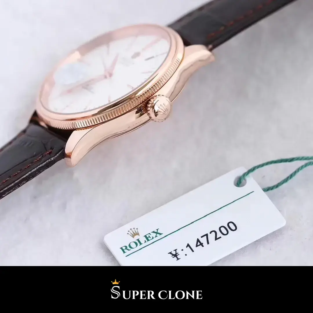 Cellini 50505, leather strap bracelet, sapphire crystal