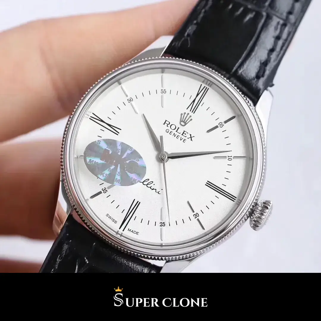 Cellini 50509, white dial, 904l steel case
