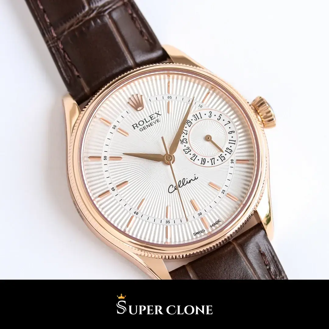 Rolex Cellini 50515, 904l steel case, smooth bezel