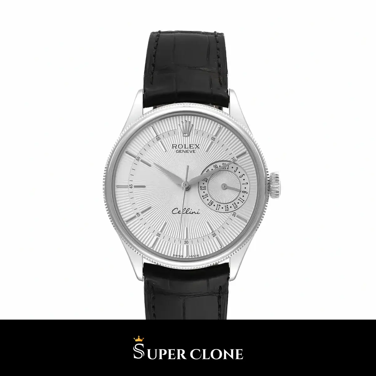 Rolex Cellini 50519 super clone white dial, front view