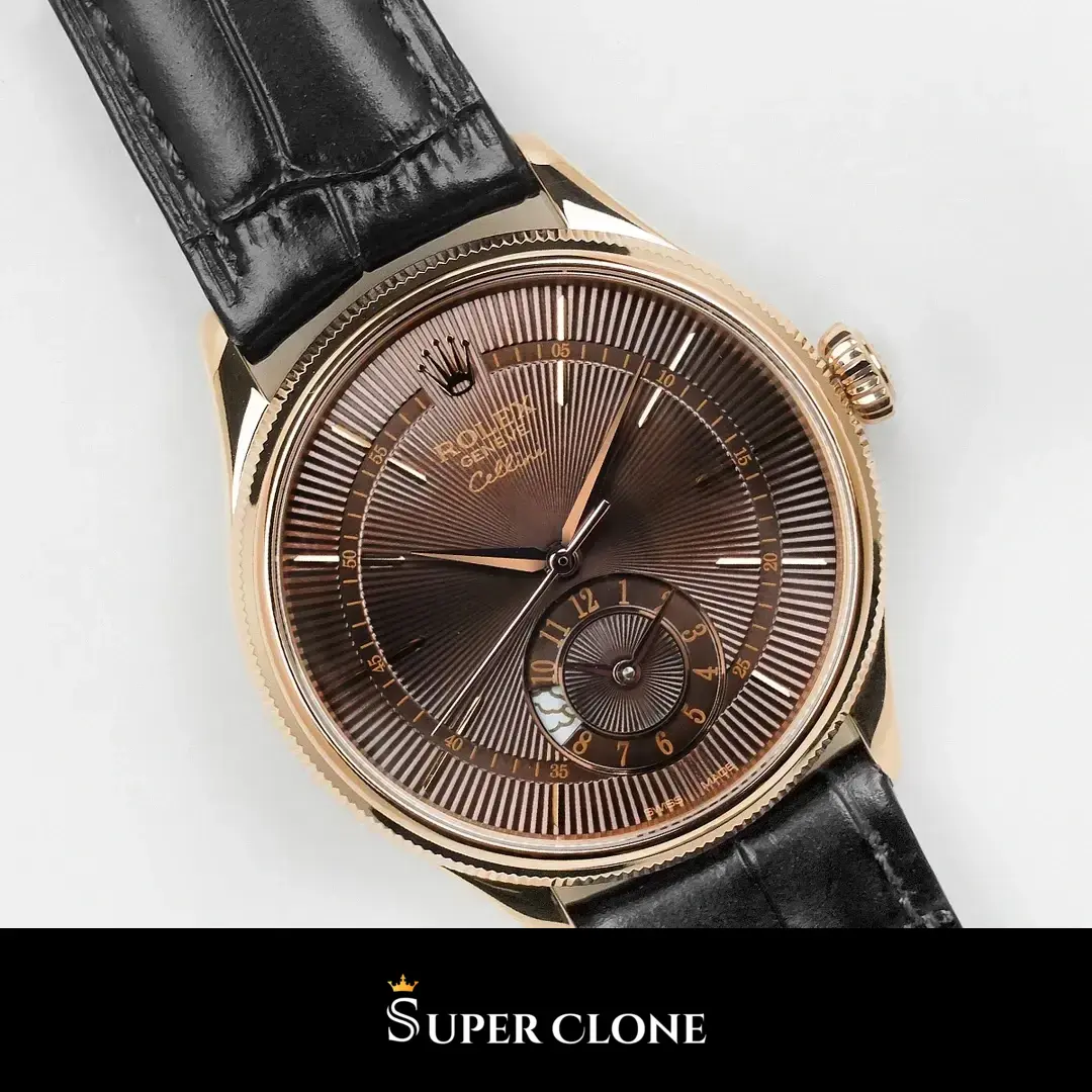 Cellini 50525, leather strap bracelet, sapphire crystal