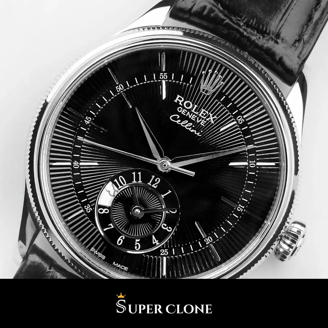 Rolex Cellini 50529, sapphire crystal, black dial