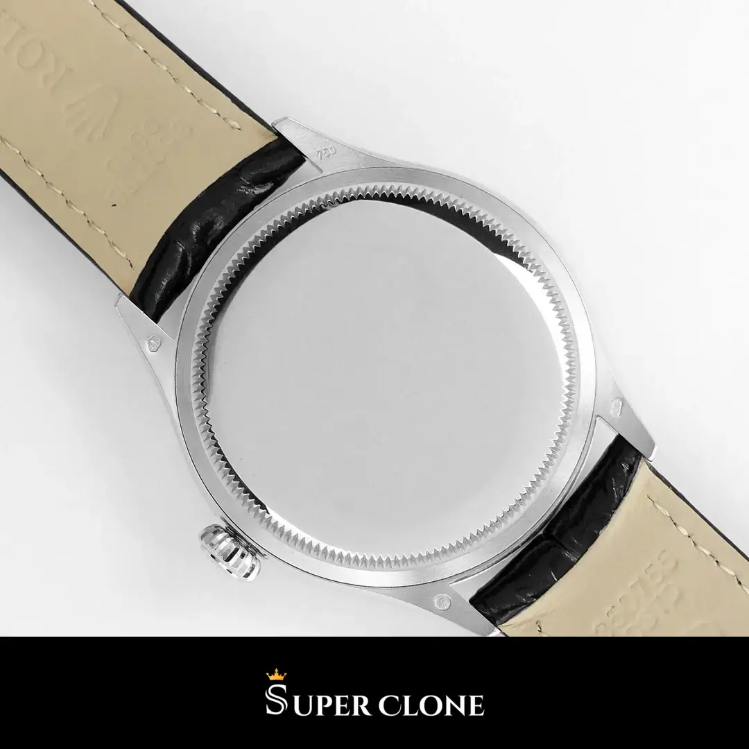 Cellini 50529, 904l steel case, leather strap bracelet