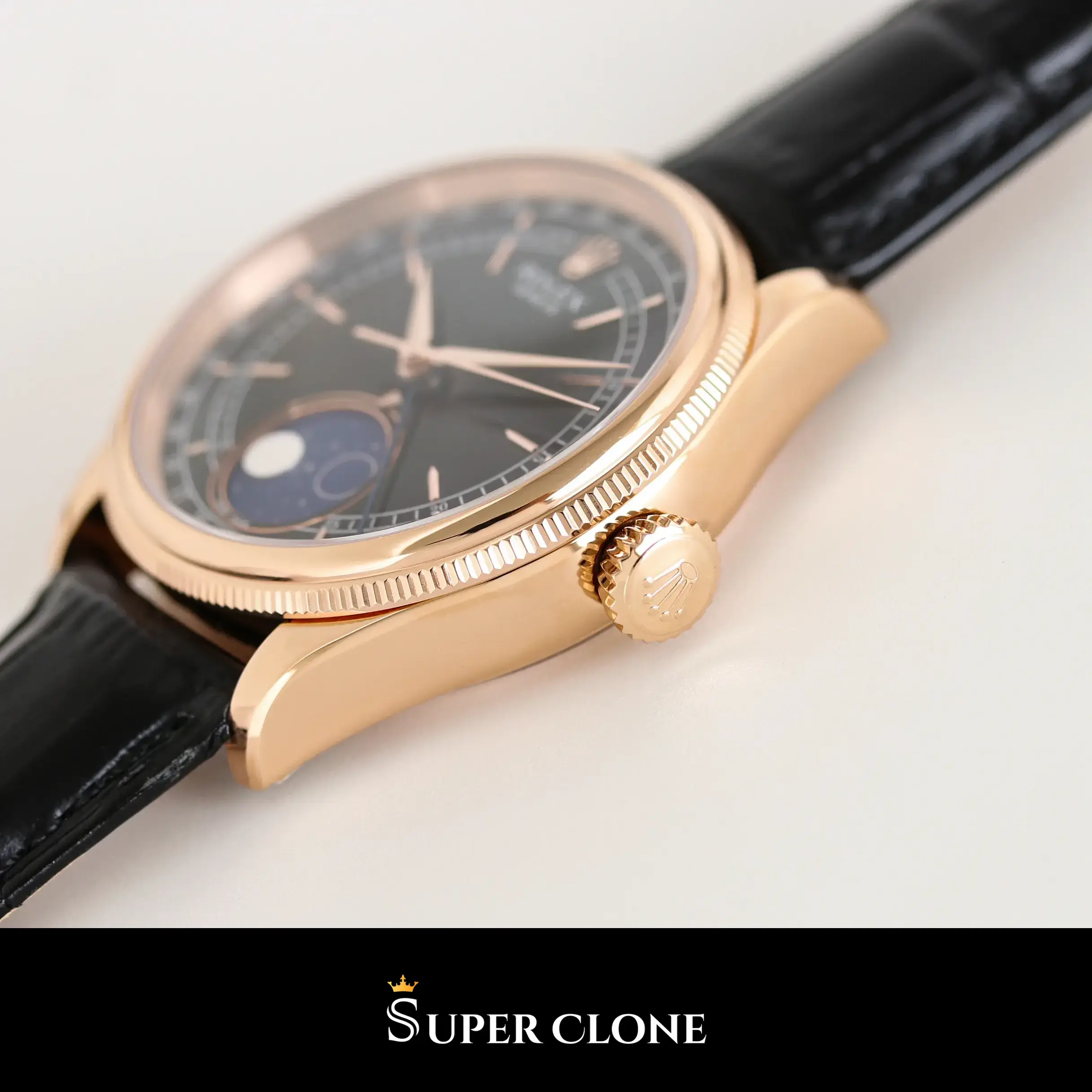 Rolex Cellini 50535, 904l steel case, smooth bezel