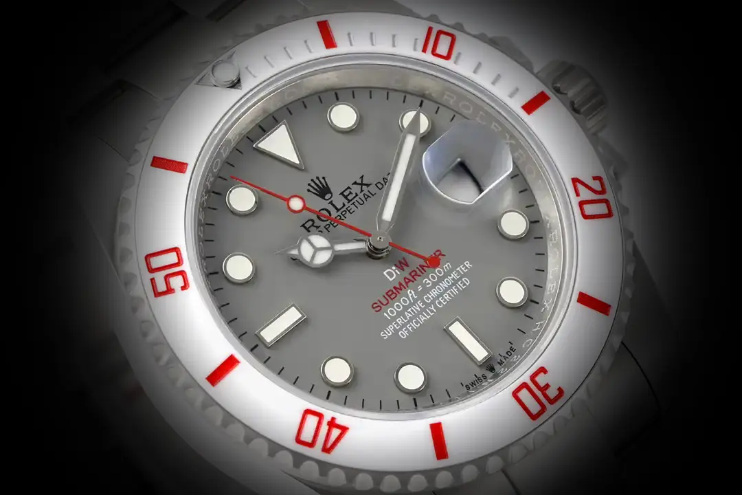 Rolex Submariner 116610LN 1:1 super clone glacial grey dial — caseback detail