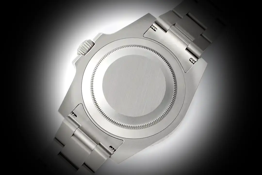 Rolex Submariner 116610LN superclone jupiter black dial — angled view