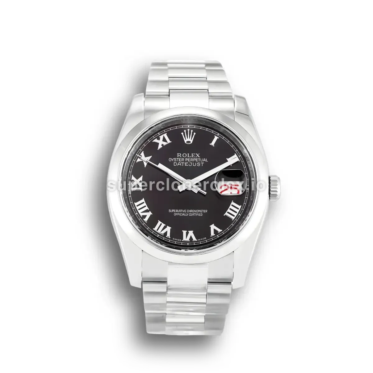 Rolex Datejust 116200 Stainless Steel 36mm Black Dial replica watch