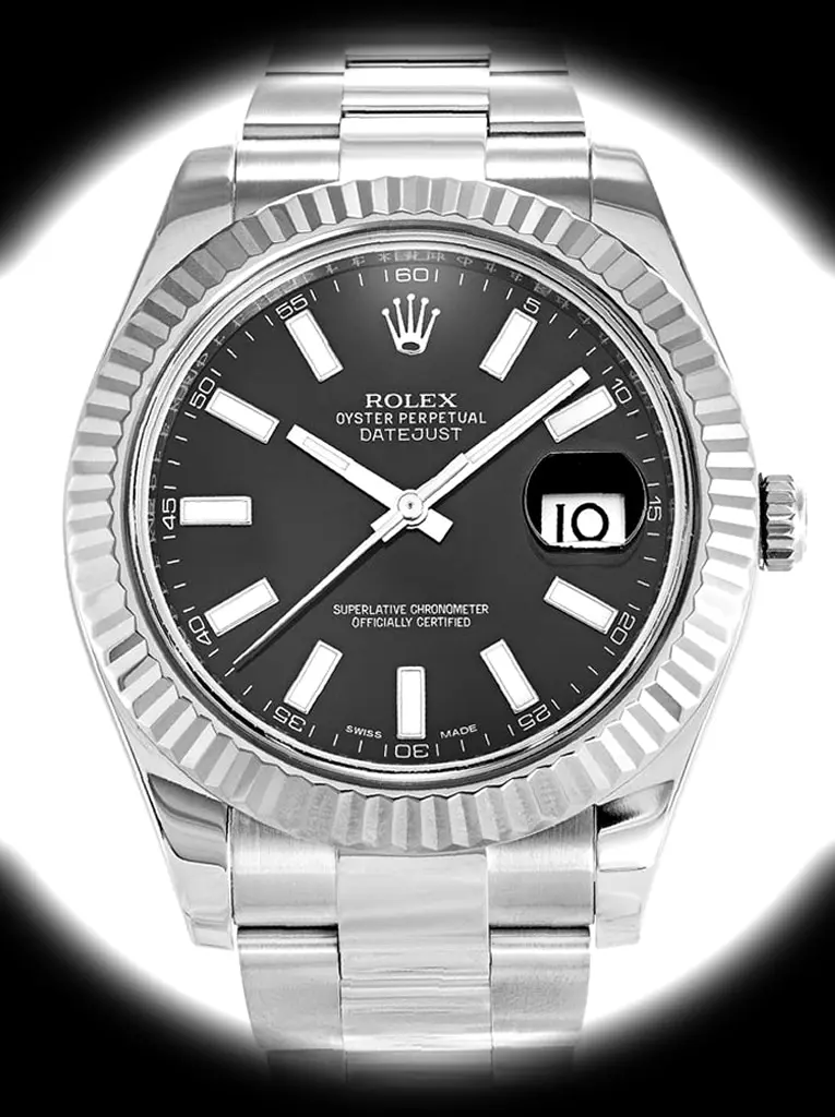 Datejust 116334 Swiss clone 41mm — dial close-up