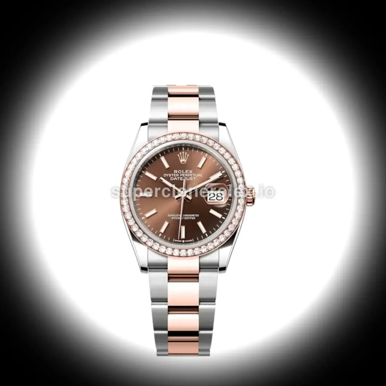 Rolex Datejust 36 Mm Chocolate Dial 126281rbr replica watch