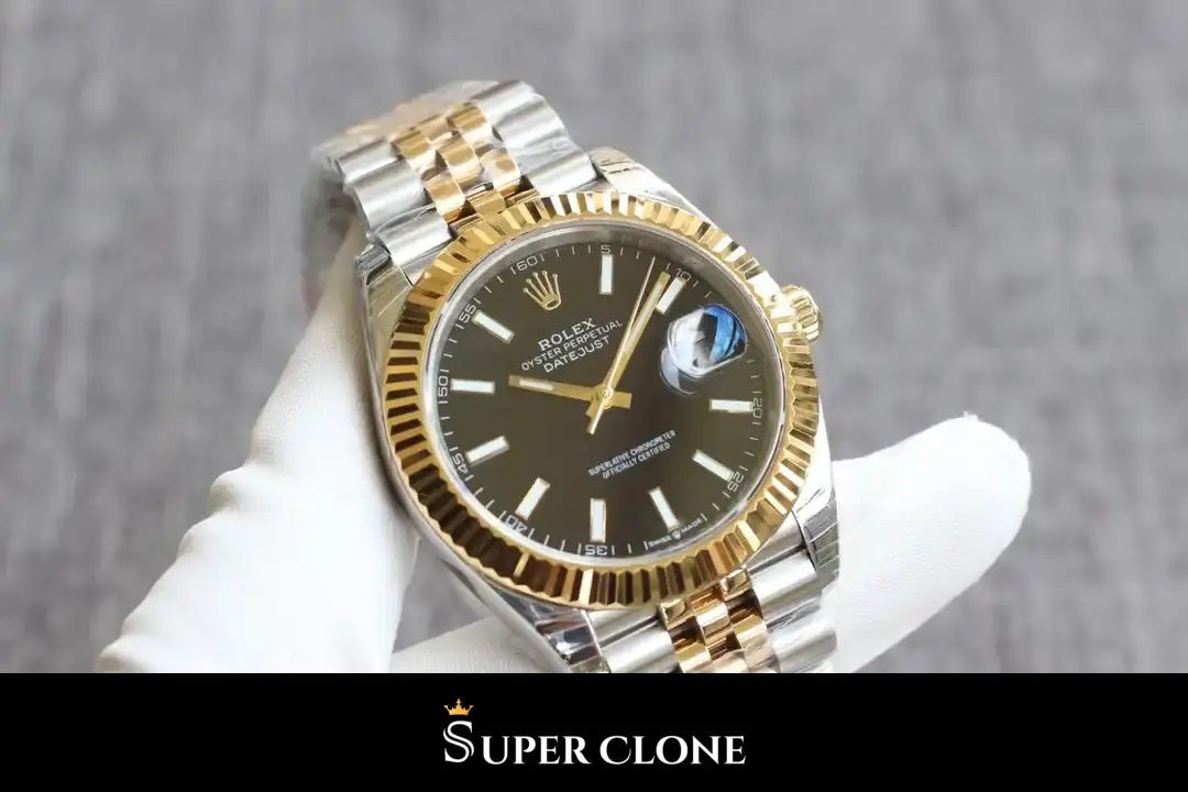 Datejust 126333, yellow gold fluted bezel, jubilee bracelet