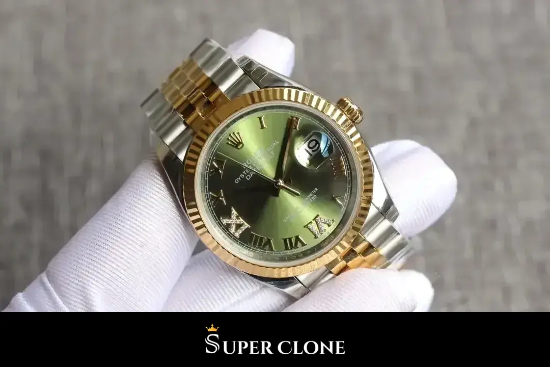 Datejust 126333, yellow gold fluted bezel, jubilee bracelet