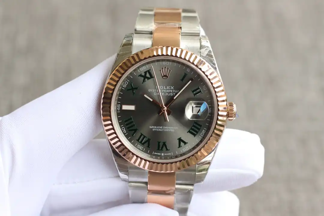 Datejust 126331, 41mm, stainless steel & rose gold plated case