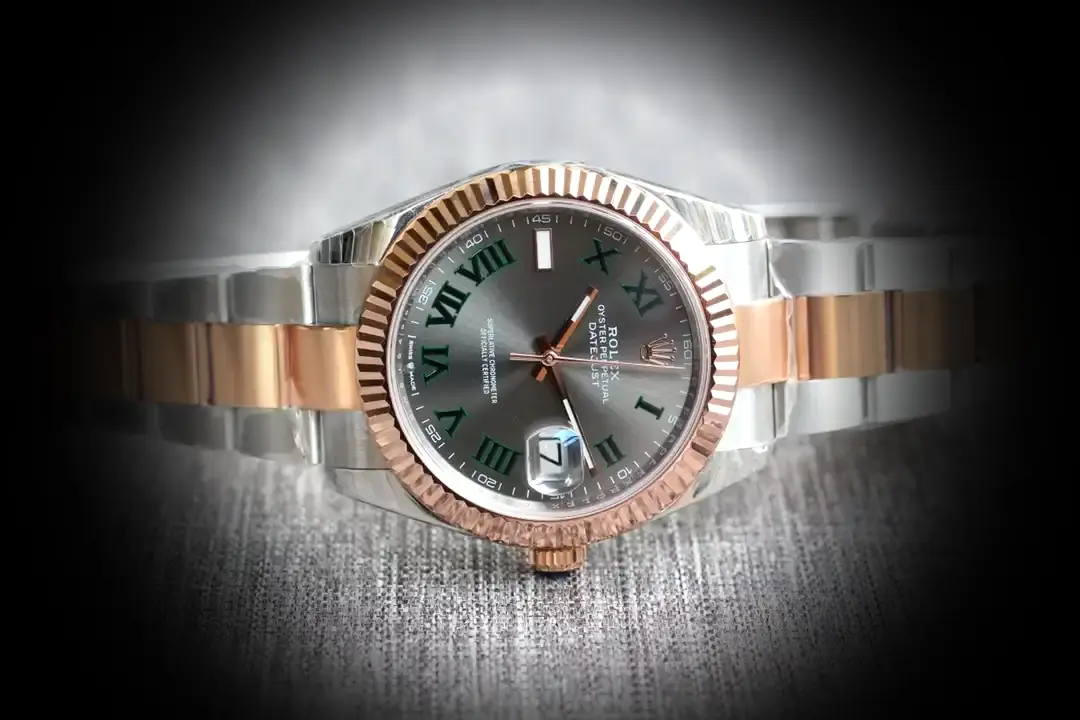 Rolex Datejust 126331 Swiss clone 36mm — crown and case detail